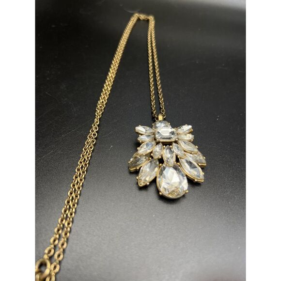 J. Crew Rhinestone Blossom Pendant - Picture 6 of 7